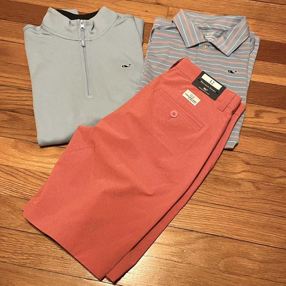 BRAND NEW Boy’s Performance Vineyard Vines Set